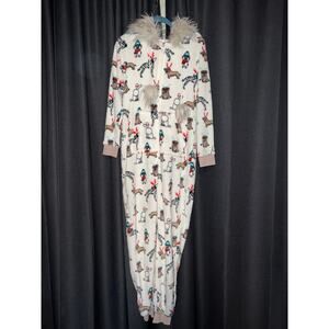Ugly Christmas Sweater Onesie Xmas Size Small NWT Dog